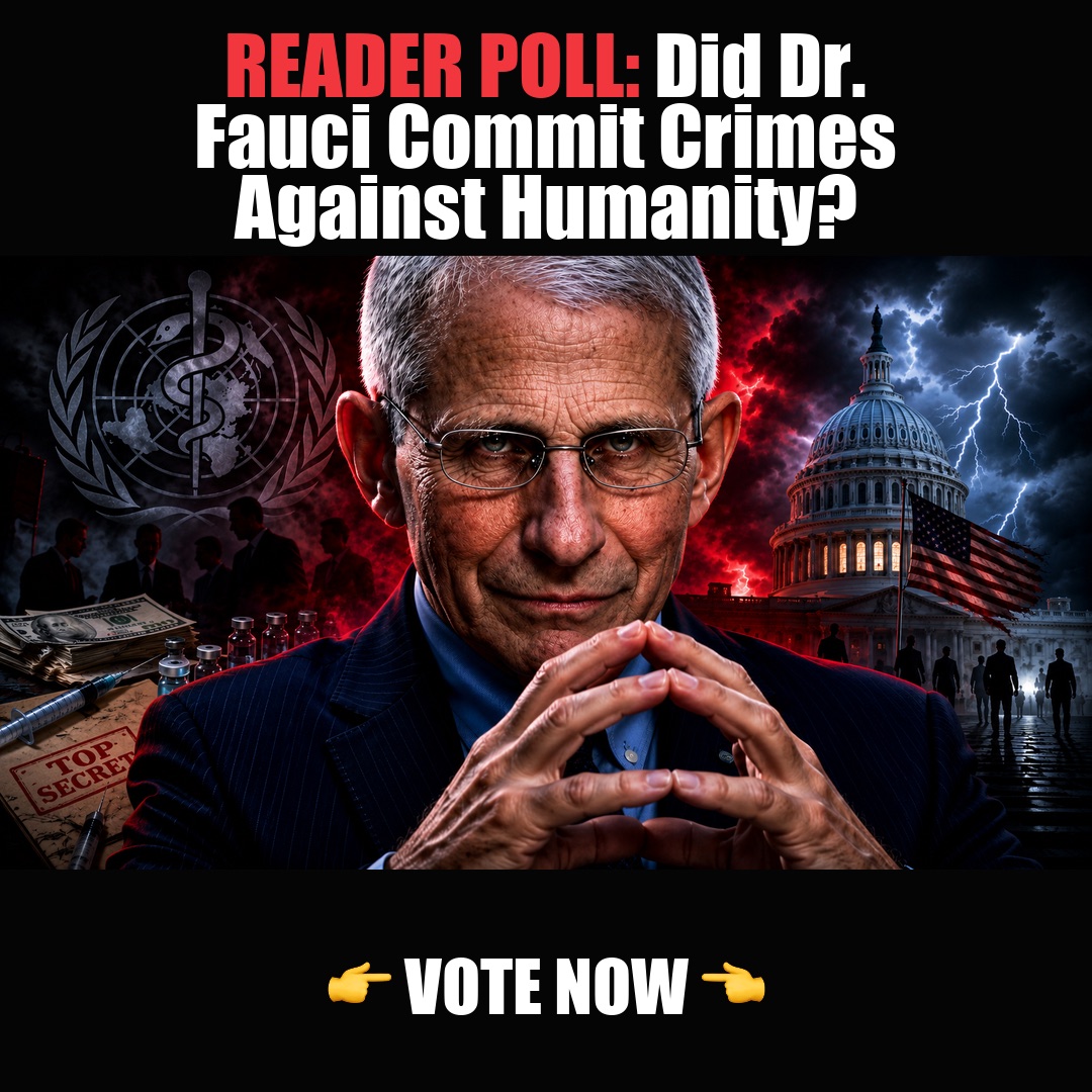 READER POLL: Did Dr. Fauci Commit Crimes Against Humanity? vote now